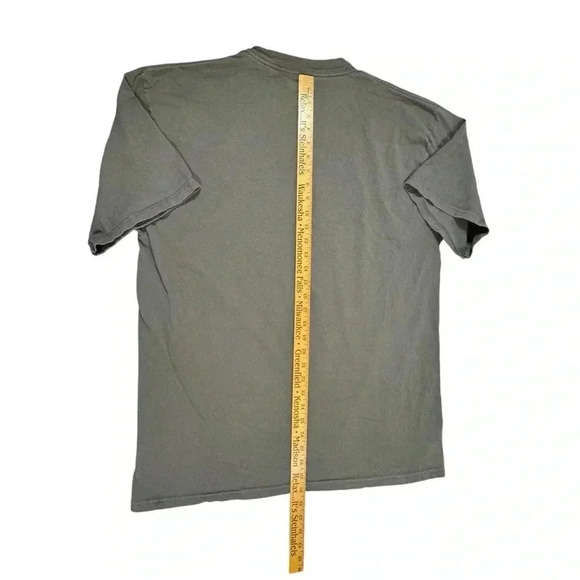 Milwaukee Brewers Shirt Mens Large Gray Graphic Tee MLB Authentic Majestic - Picture 8 of 9